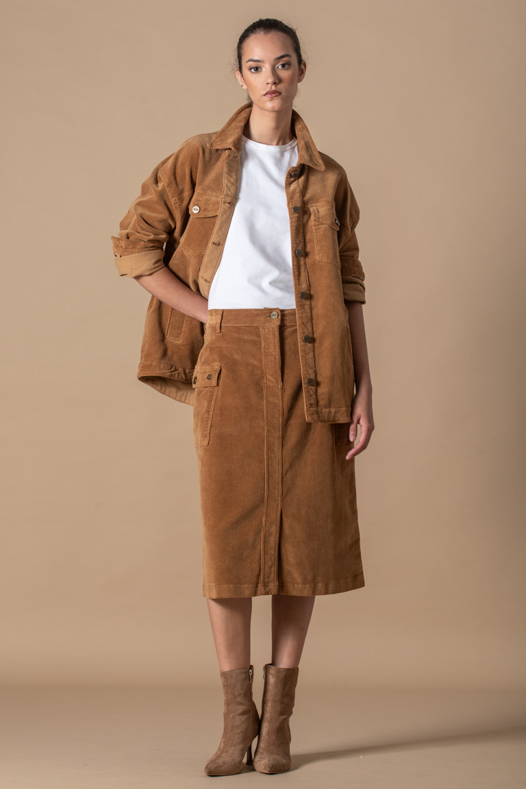 Skirt cord 98%cot 2%ela