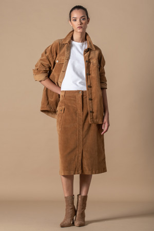 Skirt cord 98%cot 2%ela