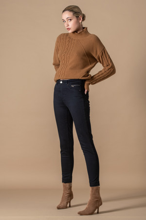 7/8 denim stretch 66%cot20%pol11%vis3%ela