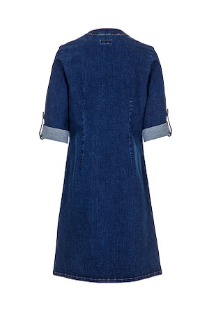 Denim stretch dress 85%cot 12%pol 3%span