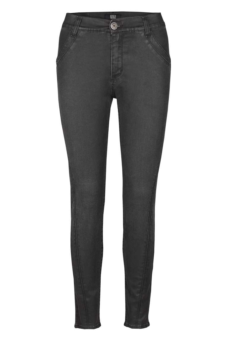 7/8 jeans coated stretch 98%cot 2%ela